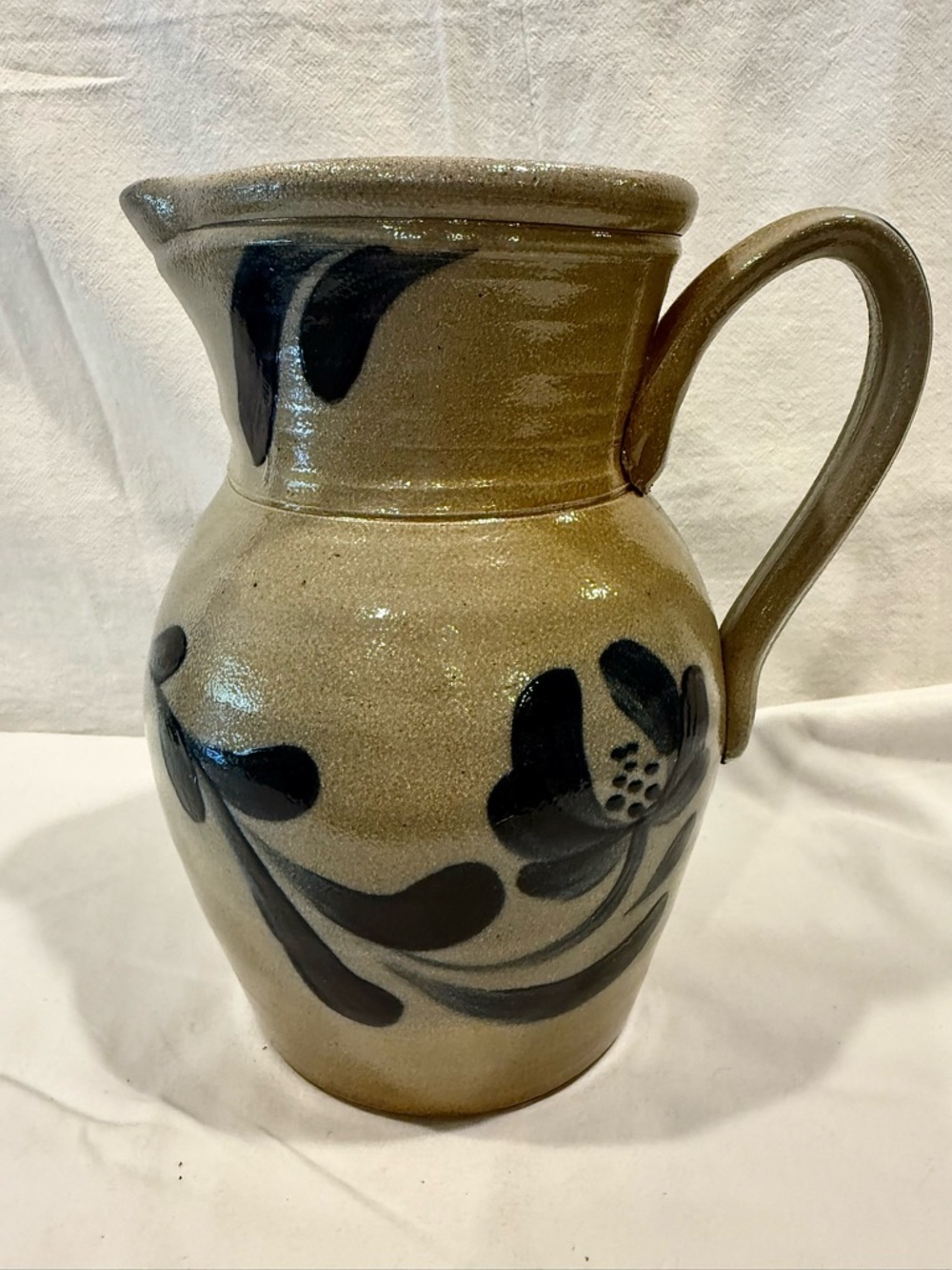 Vintage Rowe Pottery Historical Collection Salt Glazed Stoneware Pitcher